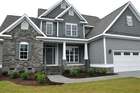 light gray and white metal house images|light grey house with white trim.